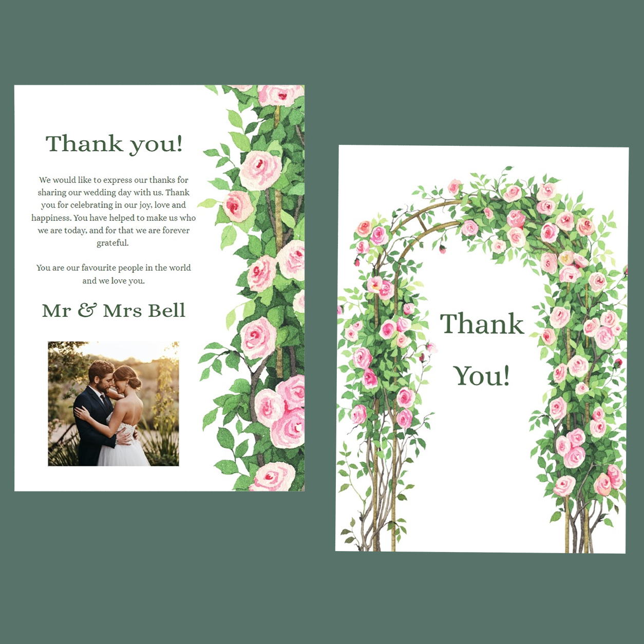 Thank You Cards - At the Altar