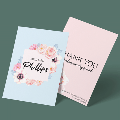 Thank You Cards - Roses In Summer