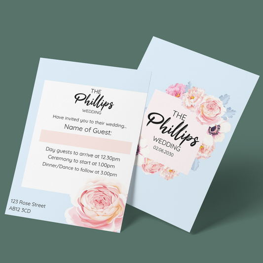 Wedding Invitations - Roses In Summer