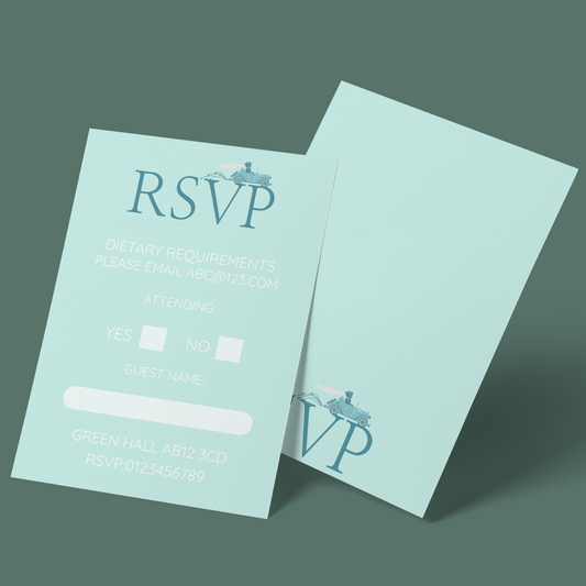 RSVP Cards - Wedding Car