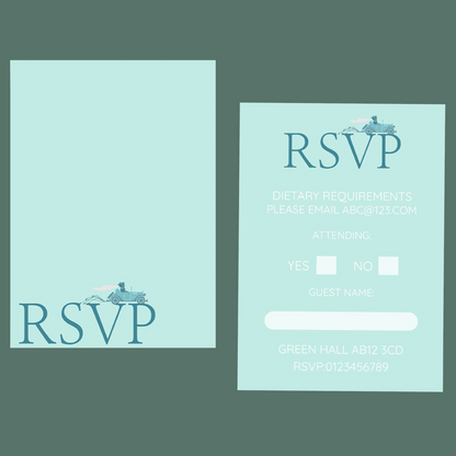 RSVP Cards - Wedding Car