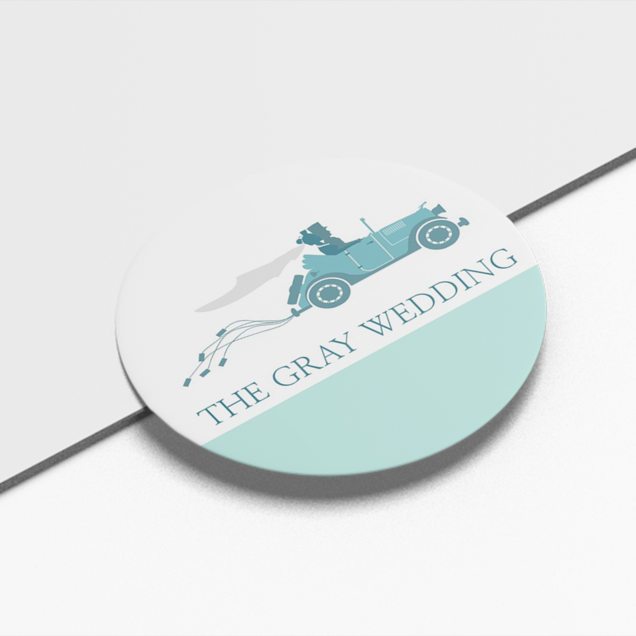 Stickers - Wedding Car