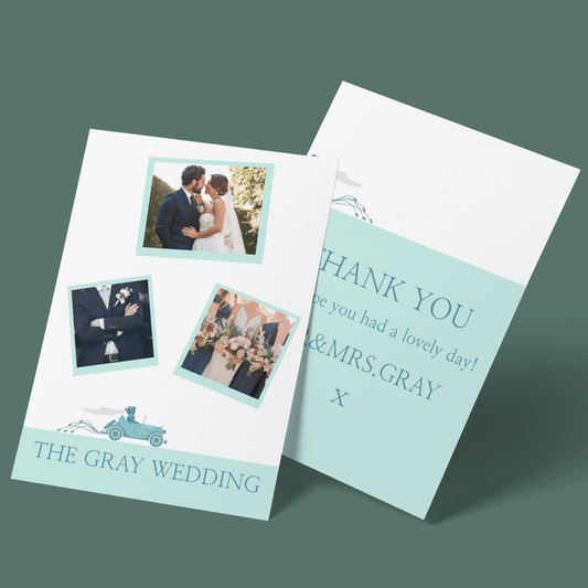 Thank You Cards - Wedding Car