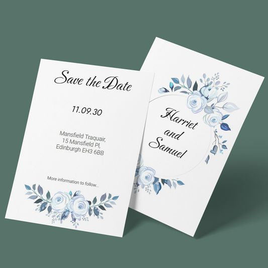 Save The Dates - Something Blue