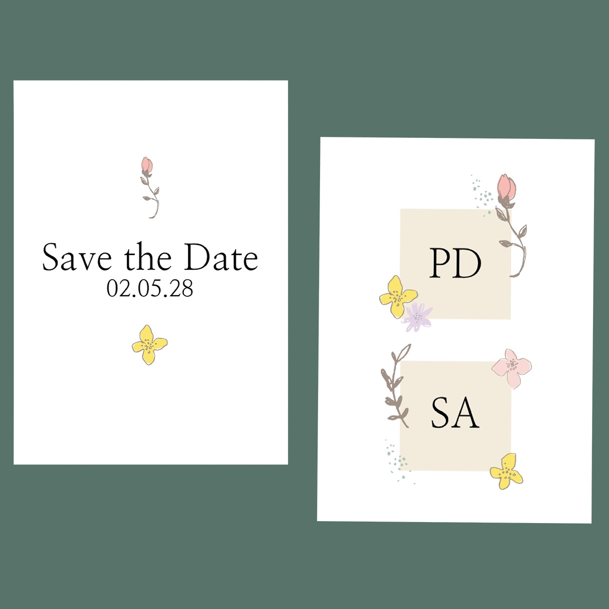 Save The Dates - A Spring Day