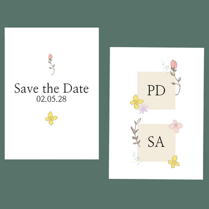 Save The Dates - A Spring Day