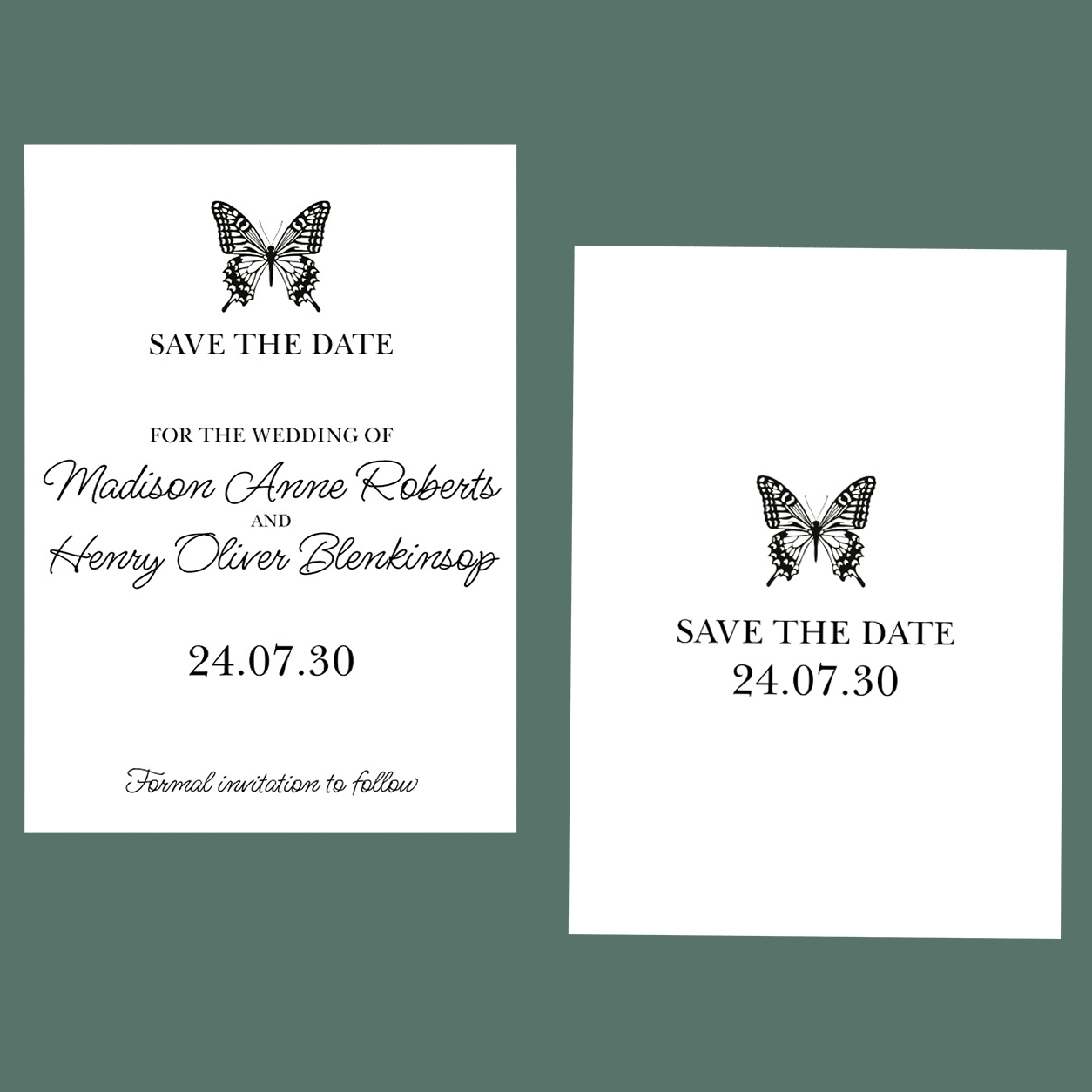 Save The Dates - Catching Butterflies