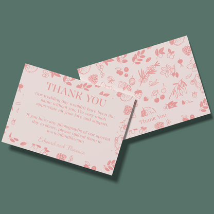 Thank You Cards - Cherries & Berries