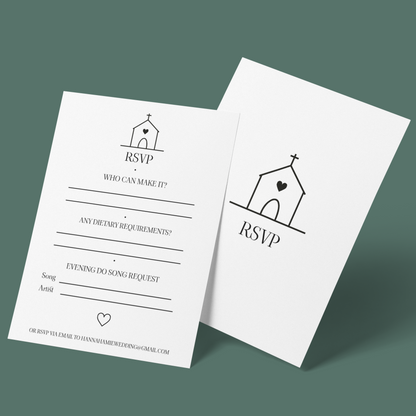 RSVP Cards - Wedding Bells