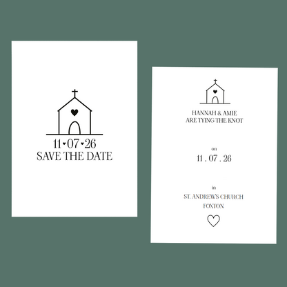 Save The Dates - Wedding Bells