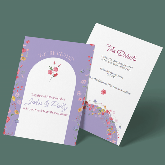 Wedding Invitations - Floral Meadow