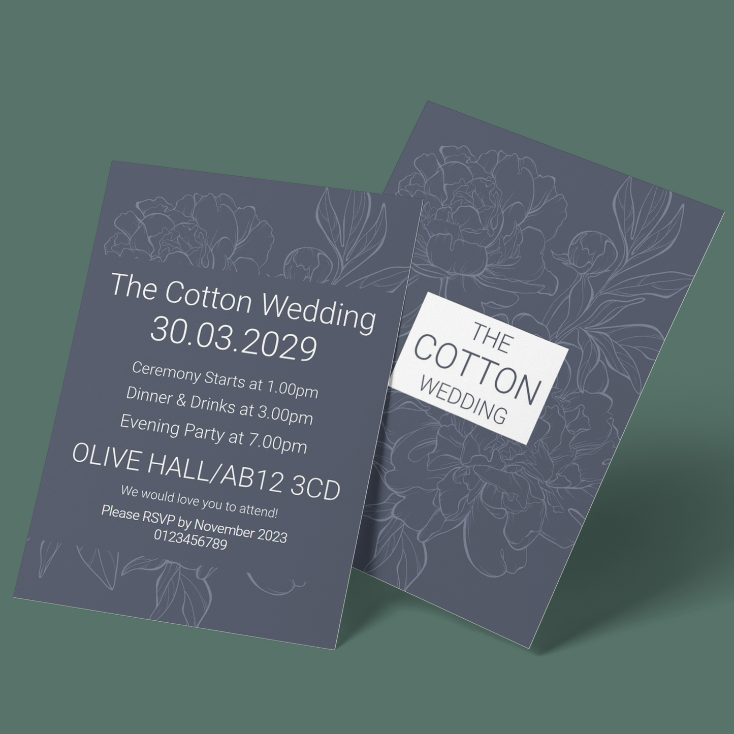 Wedding Invitations - A Winters Tale