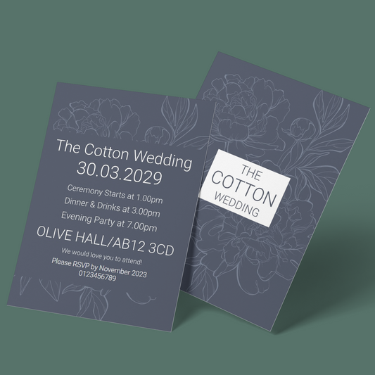 Wedding Invitations - A Winters Tale