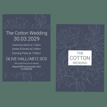 Wedding Invitations - A Winters Tale