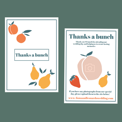 Thank You Cards - Summer Fruits