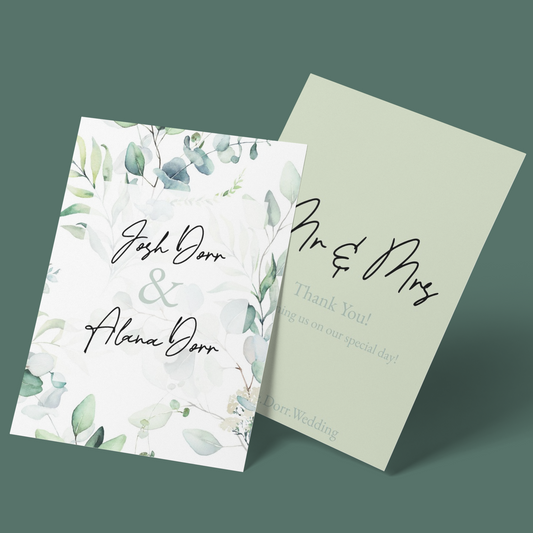 Thank You Cards - Eucalyptus