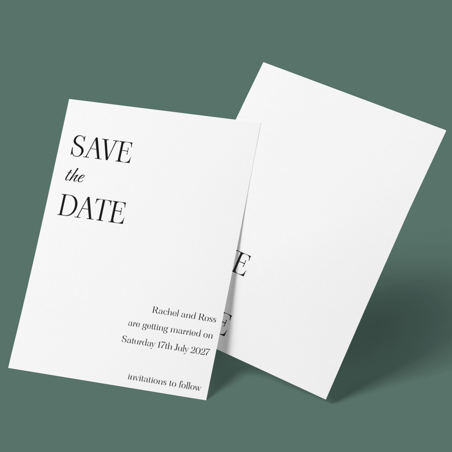 Save The Dates - Minimalist