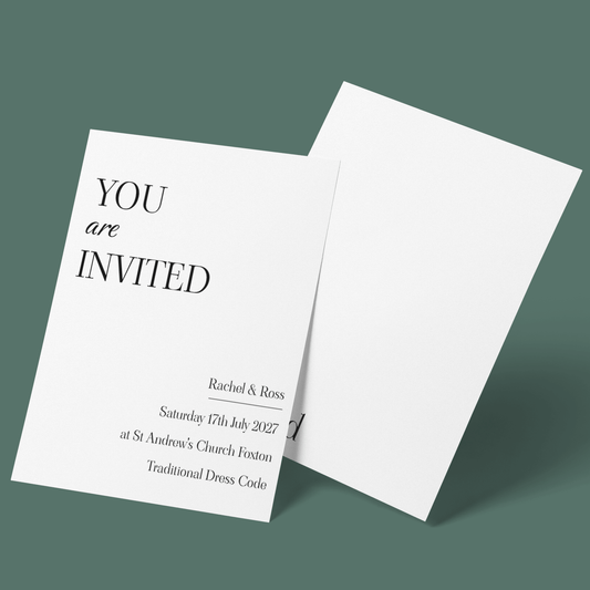 Wedding Invitation - Minimalist