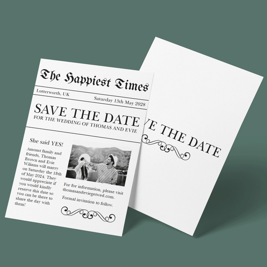 Save The Dates - Happiest Times