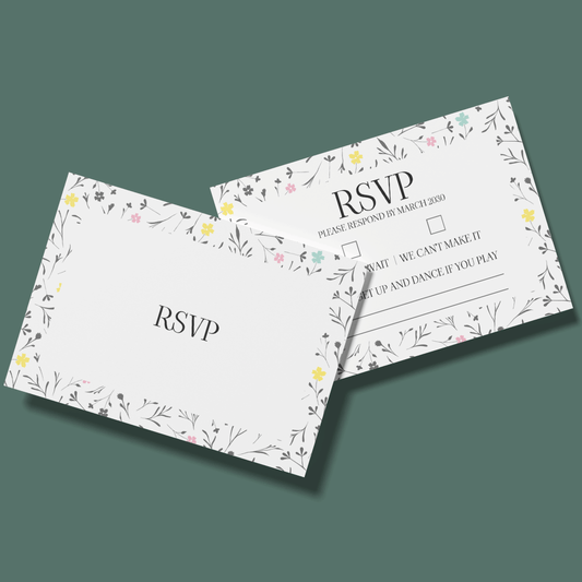 RSVP cards - Spring Dreams