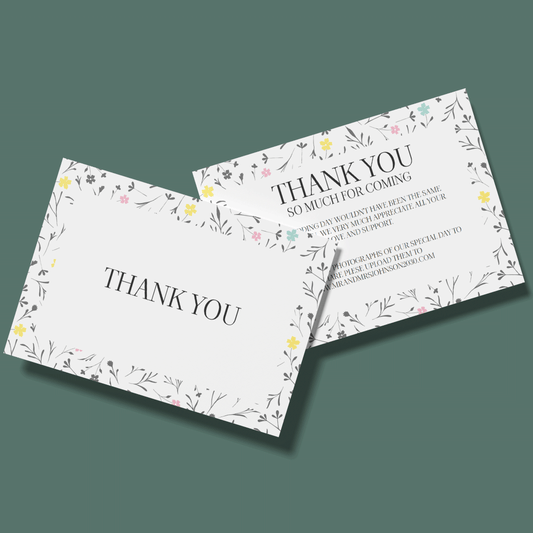 Thank You cards - Spring Dreams