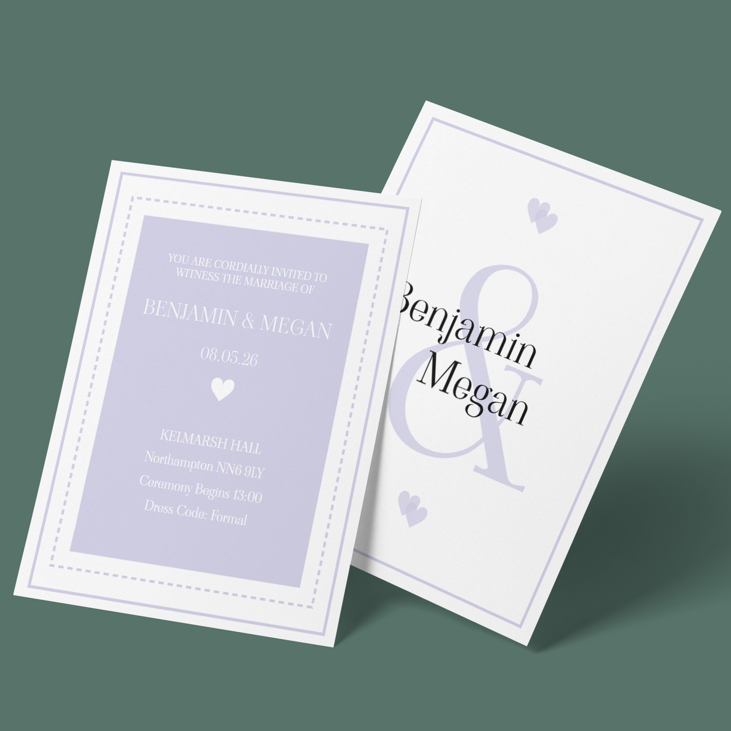 Wedding Invitations - Purple Dreams