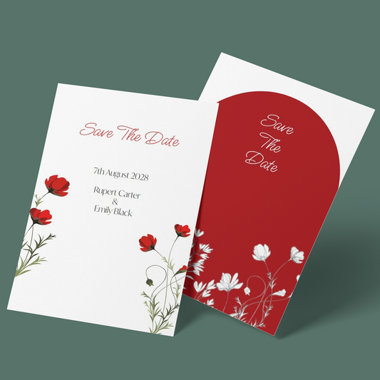 Save The Dates - Poppy Fields