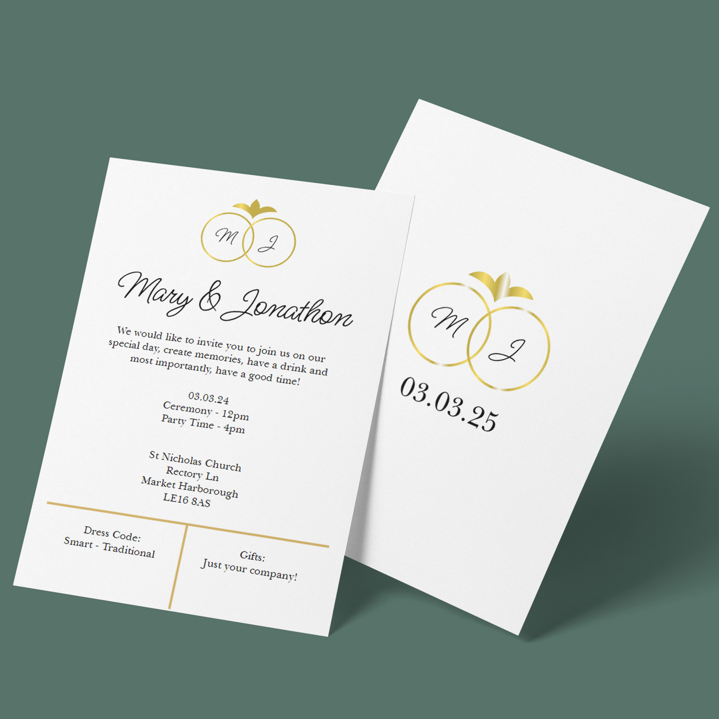 Wedding Invitations - Say I Do