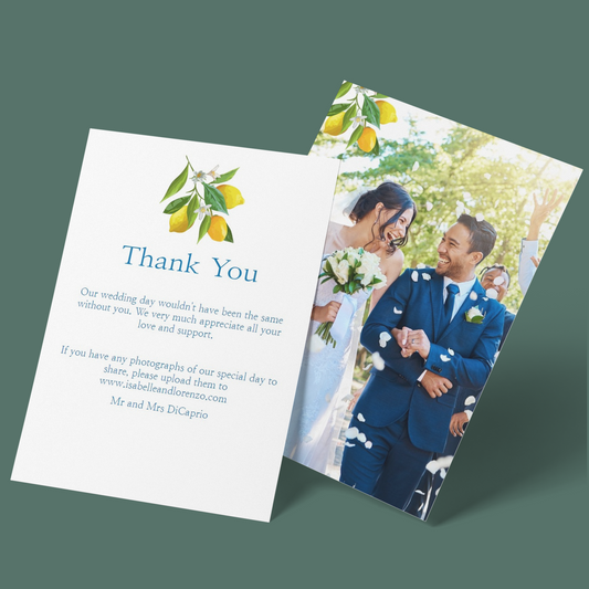 Thank You Cards - Sicilian Lemon