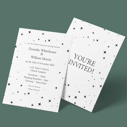 Wedding Invitations - Stars