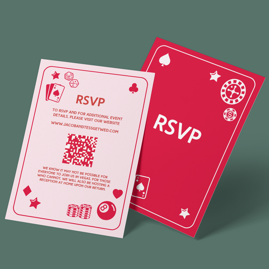 RSVP Cards - Vegas