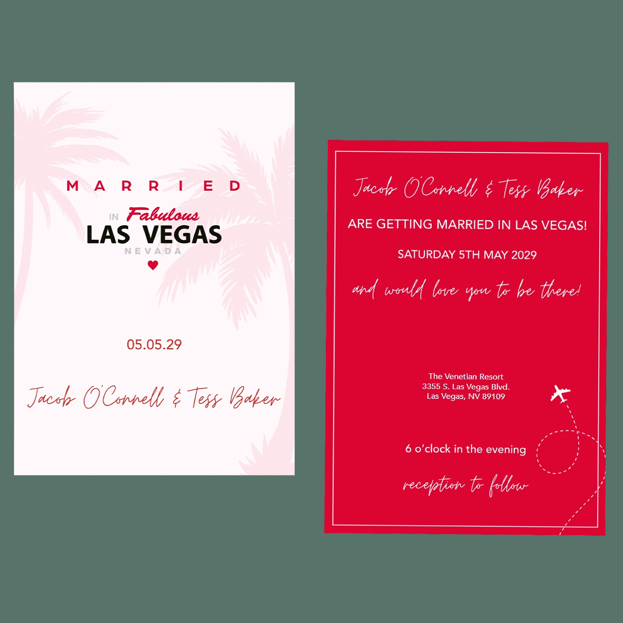 Wedding Invitations - Vegas