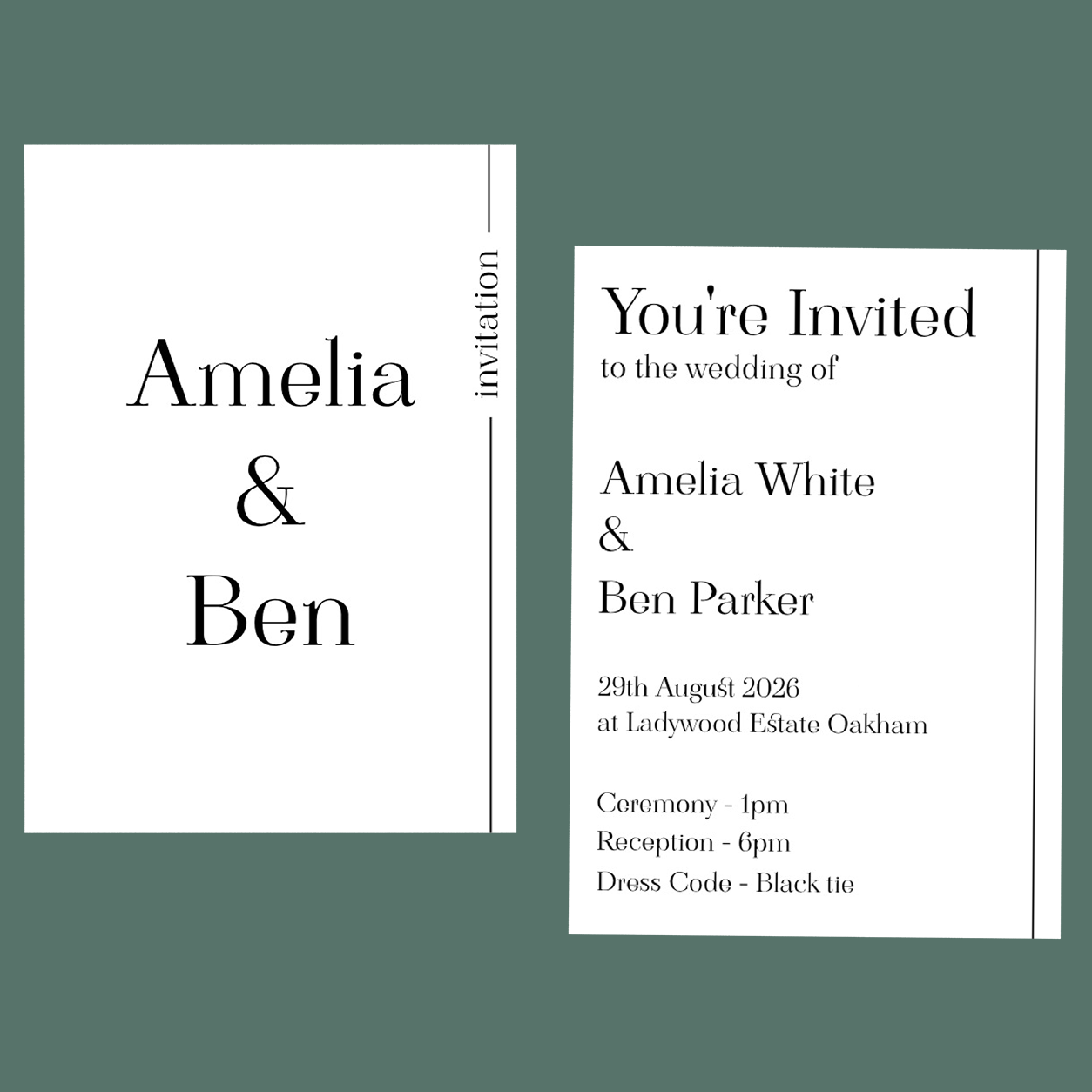 Wedding Invitations - Wedding Elegance