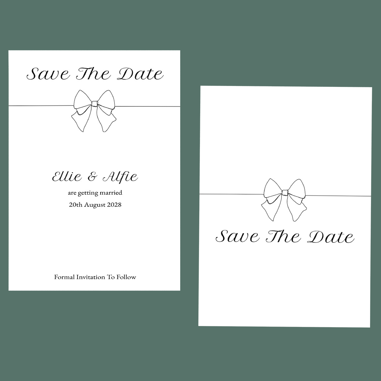 Save The Date - Tying the Knot