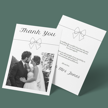 Thank You Cards - Tying the Knot