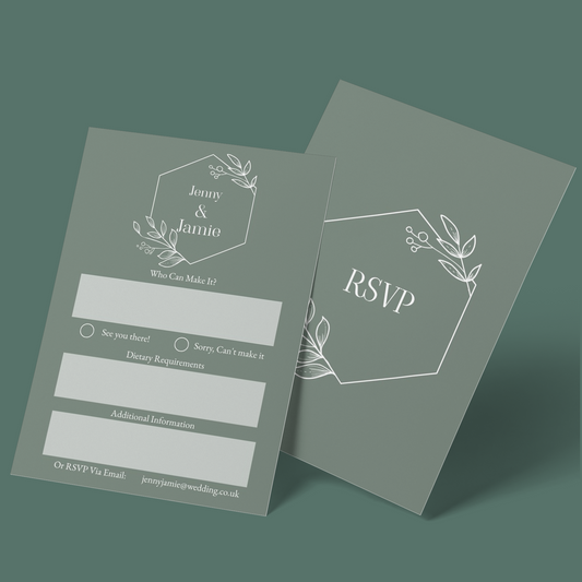 RSVP Cards - Boho Wildflower