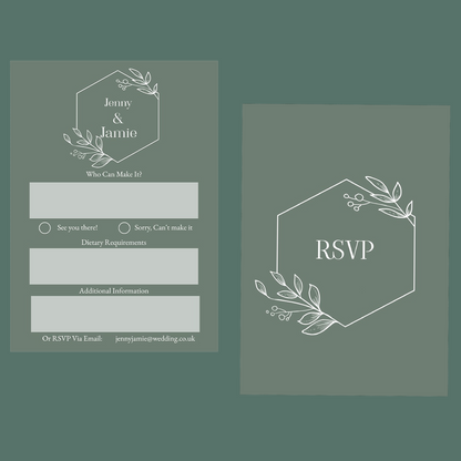 RSVP Cards - Boho Wildflower