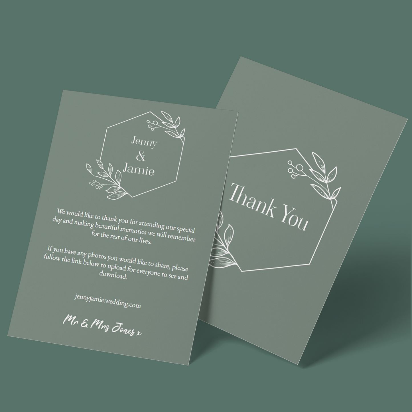 Thank You Cards - Boho Wildflower