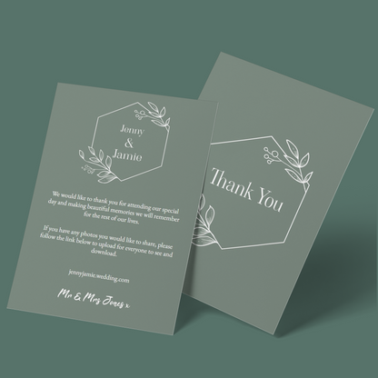 Thank You Cards - Boho Wildflower