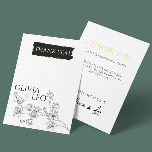 Thank You Cards - Simply Yellow